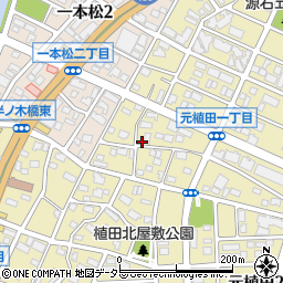 愛知県名古屋市天白区元植田3丁目216周辺の地図