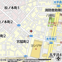 愛知県名古屋市中川区宮脇町周辺の地図