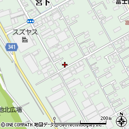 静岡県富士市宮下294周辺の地図