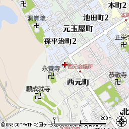 滋賀県近江八幡市西元町31周辺の地図