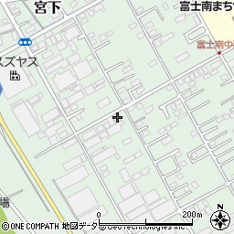 静岡県富士市宮下309周辺の地図