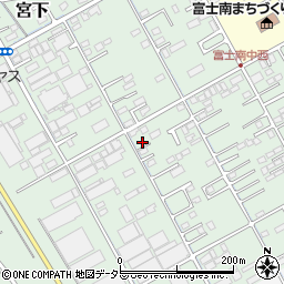静岡県富士市宮下317周辺の地図