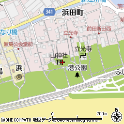 山神社周辺の地図