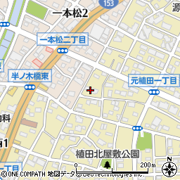 愛知県名古屋市天白区元植田3丁目109周辺の地図