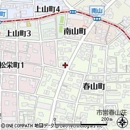 愛知県名古屋市瑞穂区春山町1-4周辺の地図