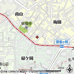 愛知県名古屋市昭和区広路町松風園61周辺の地図