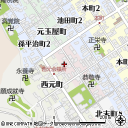 滋賀県近江八幡市北元町31周辺の地図
