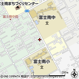 静岡県富士市宮下438-3周辺の地図