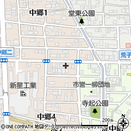日本経済新聞　中郷・鈴木新聞店周辺の地図