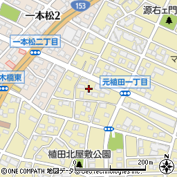 愛知県名古屋市天白区元植田3丁目202周辺の地図