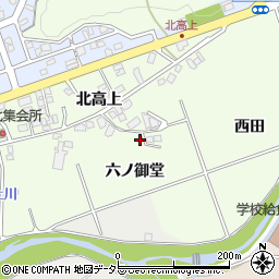 愛知県日進市岩崎町六ノ御堂周辺の地図
