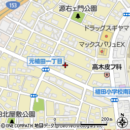 愛知県名古屋市天白区元植田1丁目2906周辺の地図