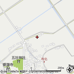 滋賀県近江八幡市牧町1453周辺の地図