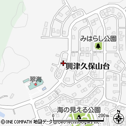 千葉県勝浦市興津久保山台91-3周辺の地図