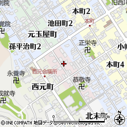 滋賀県近江八幡市北元町20周辺の地図