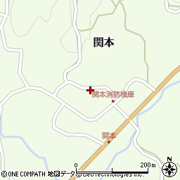 岡山県勝田郡奈義町関本853周辺の地図