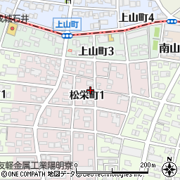 愛知県名古屋市瑞穂区松栄町1丁目周辺の地図
