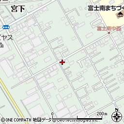 静岡県富士市宮下308周辺の地図