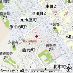 滋賀県近江八幡市北元町30周辺の地図