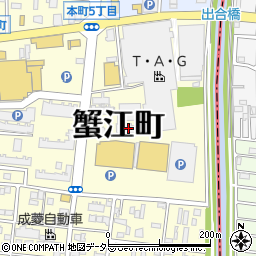 ローレルスクエア蟹江本町イーストタワー周辺の地図