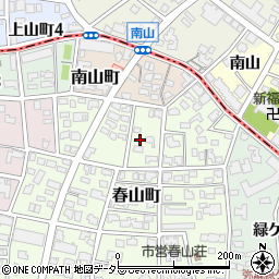 愛知県名古屋市瑞穂区春山町3周辺の地図