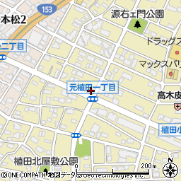 愛知県名古屋市天白区元植田1丁目2805-5周辺の地図