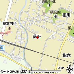 愛知県豊田市東保見町薮下周辺の地図