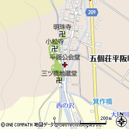 平阪公会堂周辺の地図