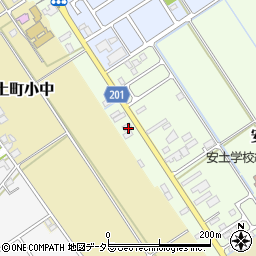 滋賀県近江八幡市安土町上豊浦970周辺の地図