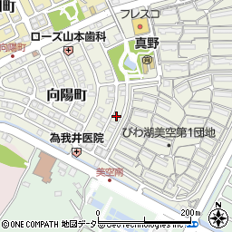 滋賀県大津市向陽町3周辺の地図
