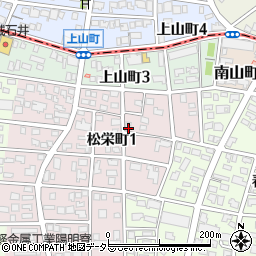 愛知県名古屋市瑞穂区松栄町1丁目40周辺の地図