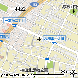 愛知県名古屋市天白区元植田3丁目202-2周辺の地図