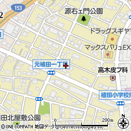 愛知県名古屋市天白区元植田1丁目2904周辺の地図