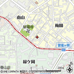 愛知県名古屋市昭和区広路町松風園59周辺の地図