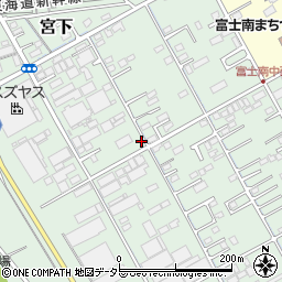 静岡県富士市宮下295-20周辺の地図
