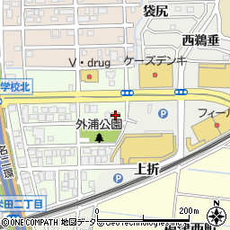 ミニストップ名古屋供米田店周辺の地図