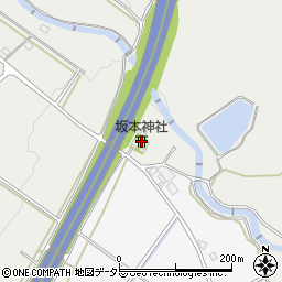 坂本神社周辺の地図