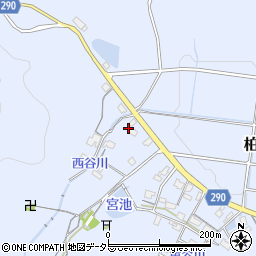 兵庫県丹波市柏原町鴨野137周辺の地図