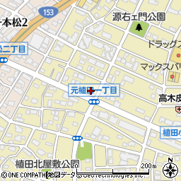愛知県名古屋市天白区元植田1丁目2805-3周辺の地図