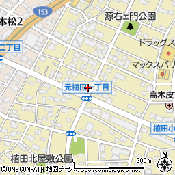 愛知県名古屋市天白区元植田1丁目2805-6周辺の地図