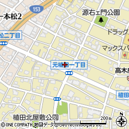 愛知県名古屋市天白区元植田1丁目2805-2周辺の地図