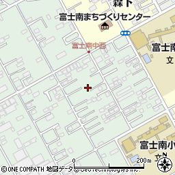 静岡県富士市宮下355-3周辺の地図