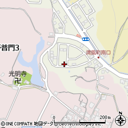 滋賀県大津市清風町33-12周辺の地図