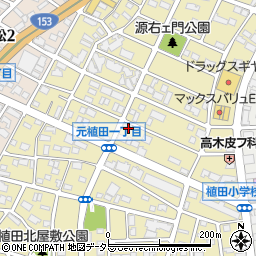 愛知県名古屋市天白区元植田1丁目2901周辺の地図