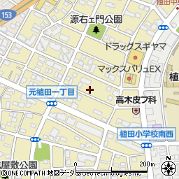 愛知県名古屋市天白区元植田1丁目2409-1周辺の地図