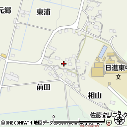 愛知県日進市藤島町前田43周辺の地図