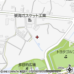 愛知県豊田市亀首町町屋洞周辺の地図