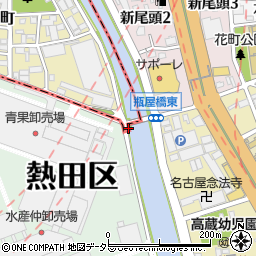 愛知県名古屋市中川区川並町周辺の地図
