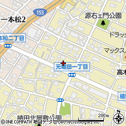 愛知県名古屋市天白区元植田1丁目2807-2周辺の地図