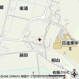 愛知県日進市藤島町前田45周辺の地図